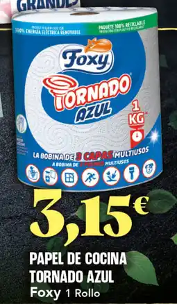 Gadis FOXY Papel de cocina tornado azul oferta