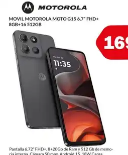 Microsshop MOTOROLA Movil motorola moto g15 6.7" fhd+ 8gb+16 512gb oferta