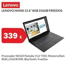 Microsshop LENOVO N4500 15.6" 8gb 256gb freedos oferta