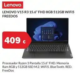 Microsshop LENOVO V15 r3 15.6" fhd 8gb 512gb wifi5 freedos oferta