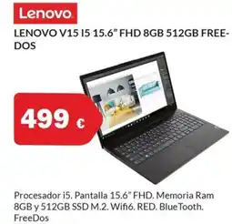 Microsshop LENOVO V15.15 15.6" fhd 8gb 512gb free- dos oferta