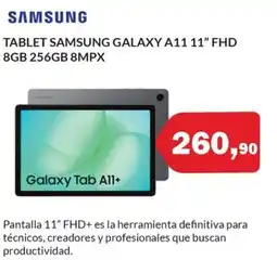 Microsshop SAMSUNG Tablet galaxy a11 11" fhd 8gb 256gb 8mpx oferta