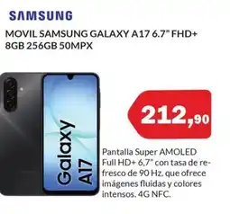 Microsshop SAMSUNG Movil galaxy a17 6.7" fhd+ oferta
