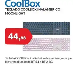 Microsshop COOLBOX Teclado inalámbrico moonlight oferta