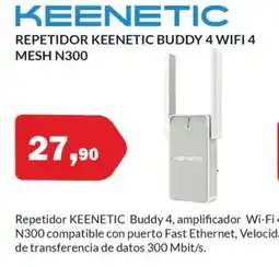 Microsshop KEENETIC Repetidor buddy 4 wifi 4 mesh n300 oferta