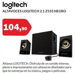 Microsshop LOGITECH Altavoces 2.1 z533 negro oferta