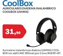 Microsshop COOLBOX Auriculares diadema inalambrico gaming oferta