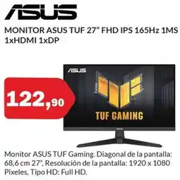Microsshop ASUS Monitor tuf 27" fhd ips 165hz 1ms 1xhdmi 1xdp oferta
