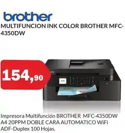 Microsshop BROTHER Multifuncion ink color mfc- 4350 dw oferta