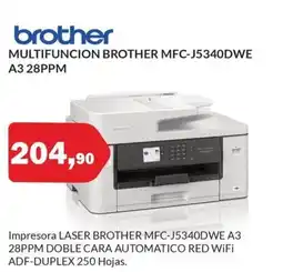 Microsshop BROTHER Multifuncion mfc-j5340dwe a328ppm oferta