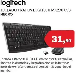 Microsshop LOGITECH Teclado + raton mk270 usb oferta