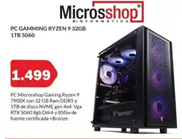 Microsshop MICROSSHOP Pc gamming ryzen 9 32gb oferta