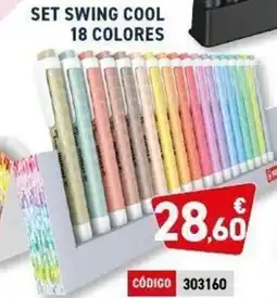 Carlin Set swing cool 18 colores oferta