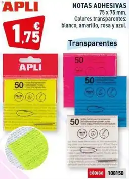 Carlin APLI Notas adhesivas oferta
