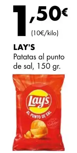 Supermercados Lupa LAY'S Patatas al punto de sal oferta