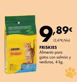 Supermercados Lupa FRISKIES Alimento para gatos con salmón y verduras oferta
