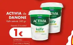 Supermercados Lupa ACTIVIA de DANONE Kéfir natural oferta
