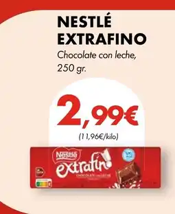 Supermercados Lupa NESTLÉ EXTRAFINO Chocolate con leche oferta