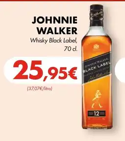 Supermercados Lupa JOHNNIE WALKER Whisky Black Label oferta