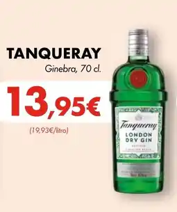 Supermercados Lupa TANQUERAY Ginebra oferta