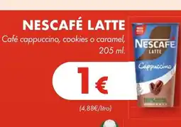 Supermercados Lupa NESCAFÉ LATTE Café cappuccino, cookies o caramel oferta