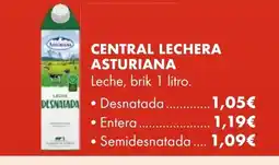 Supermercados Lupa CENTRAL LECHERA ASTURIANA Leche, brik oferta