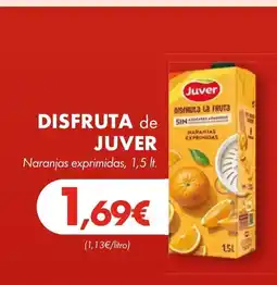 Supermercados Lupa DISFRUTA de JUVER Naranjas exprimidas oferta