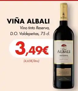 Supermercados Lupa VIÑA ALBALI Vino tinto Reserva, D.O. Valdepeñas oferta