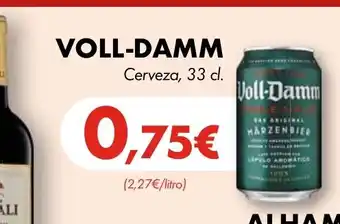 Supermercados Lupa VOLL-DAMM Cerveza oferta
