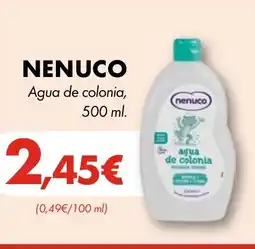 Supermercados Lupa NENUCO Agua de colonia oferta
