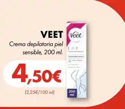 Supermercados Lupa VEET Crema depilatoria piel sensible oferta