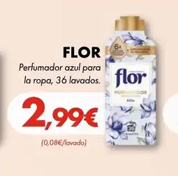 Supermercados Lupa FLOR Perfumador azul para la ropa, 36 lavados oferta