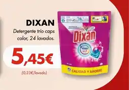 Supermercados Lupa DIXAN Detergente trío caps color, 24 lavados. oferta