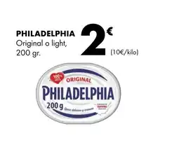 Supermercados Lupa PHILADELPHIA Original o light oferta