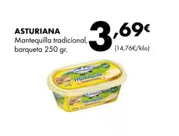 Supermercados Lupa ASTURIANA Mantequilla tradicional barqueta oferta