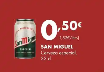 Supermercados Lupa SAN MIGUEL Cerveza especial oferta