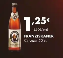 Supermercados Lupa FRANZISKANER Cerveza oferta