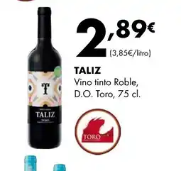 Supermercados Lupa TALIZ Vino tinto Roble, D.O. Toro oferta