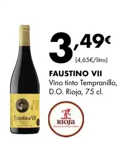 Supermercados Lupa FAUSTINO VII Vino tinto Tempranillo, D.O. Rioja oferta