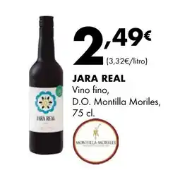 Supermercados Lupa JARA REAL Vino fino, D.O. Montilla Moriles oferta