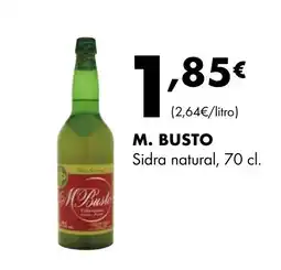 Supermercados Lupa M. BUSTO Sidra natural oferta