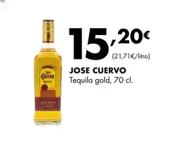 Supermercados Lupa JOSE CUERVO Tequila gold oferta