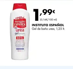 Supermercados Lupa INSTITUTO ESPAÑOL Gel de baño urea oferta