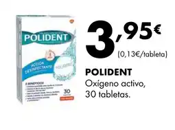 Supermercados Lupa POLIDENT Oxígeno activo, 30 tabletas oferta