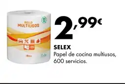 Supermercados Lupa SELEX Papel de cocina multiusos, 600 servicios oferta