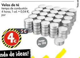 TEDi Velas de té oferta