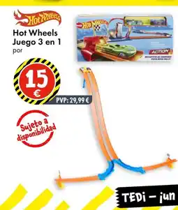 TEDi Hot Wheels Juego 3 en 1 oferta