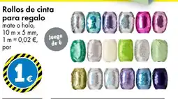 TEDi Rollos de cinta para regalo oferta