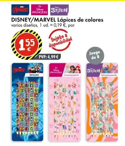 TEDi DISNEY/MARVEL Lápices de colores oferta