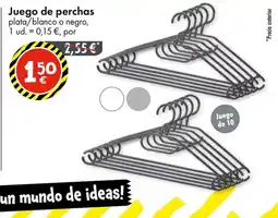 TEDi Juego de perchas oferta